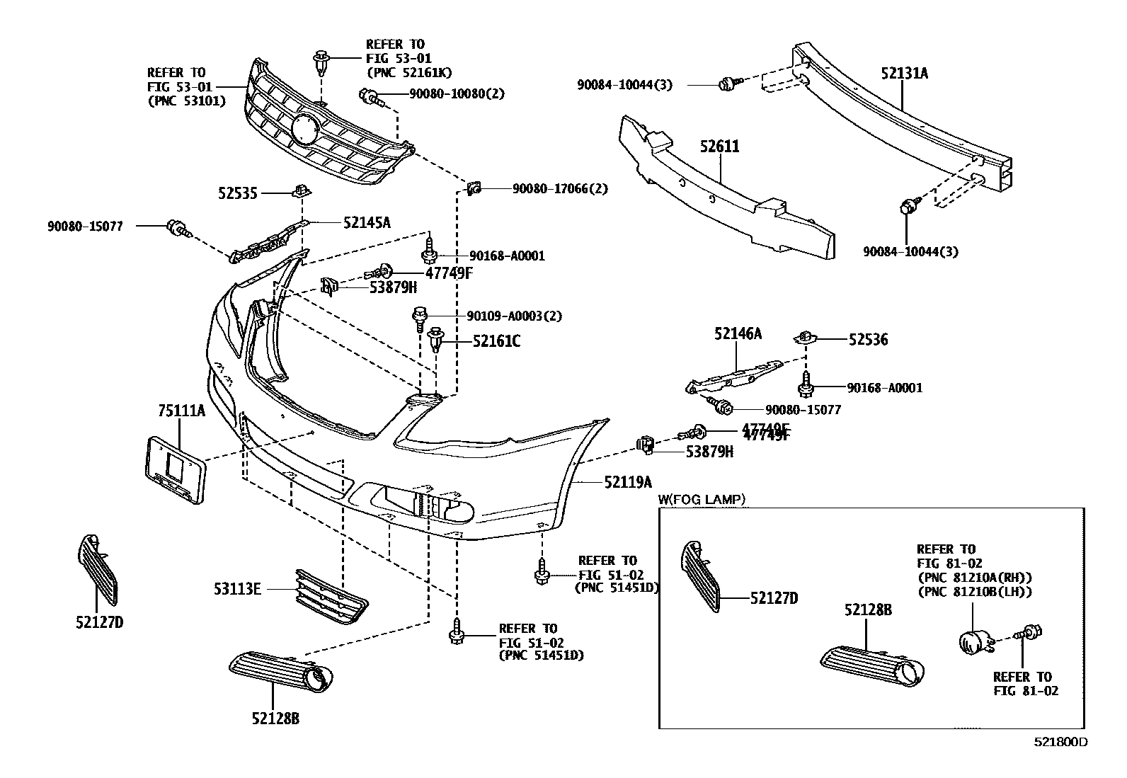 COVER, FRONT BUMPER