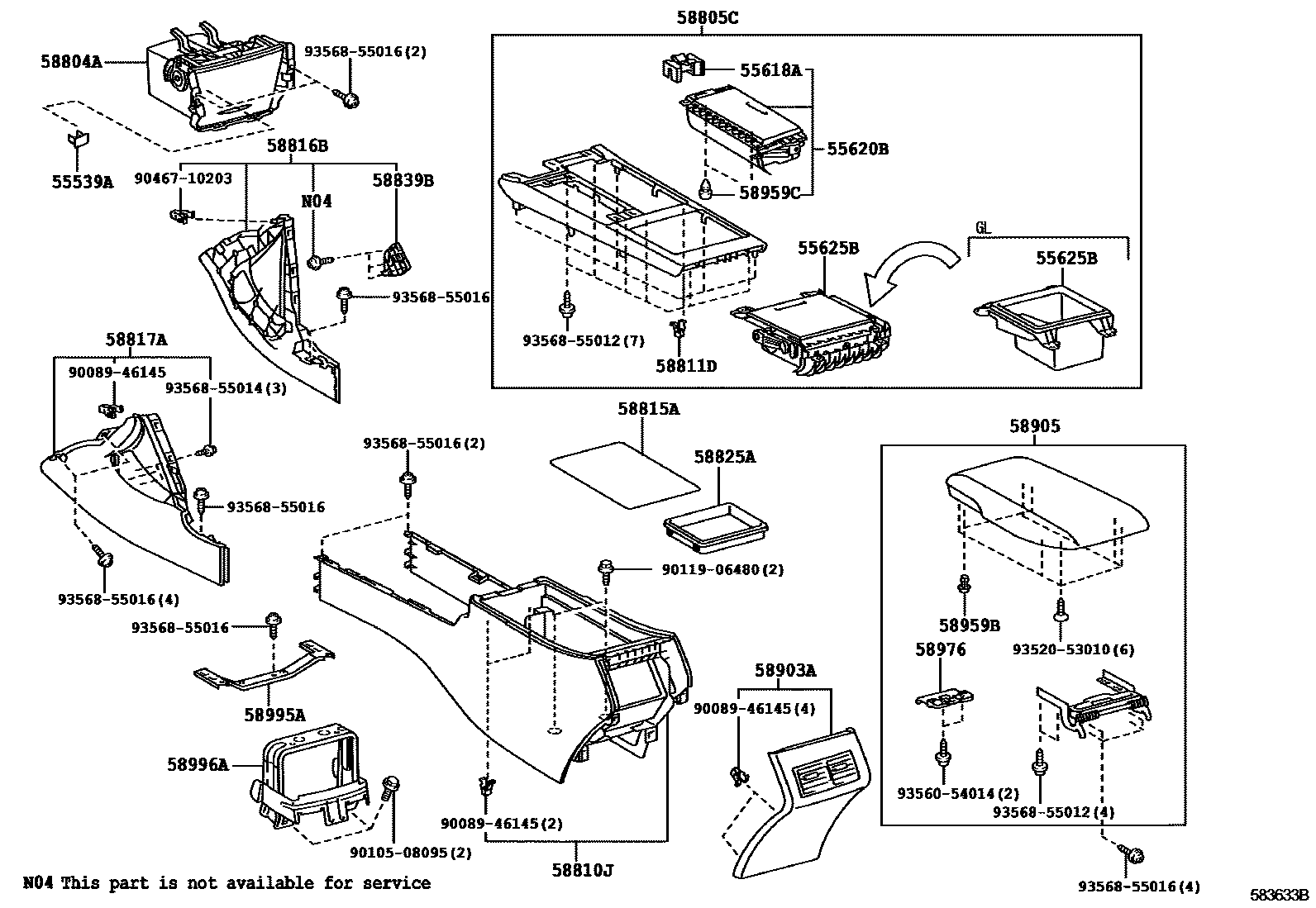 TRAY, INSTRUMENT PANEL CUP HOLDER