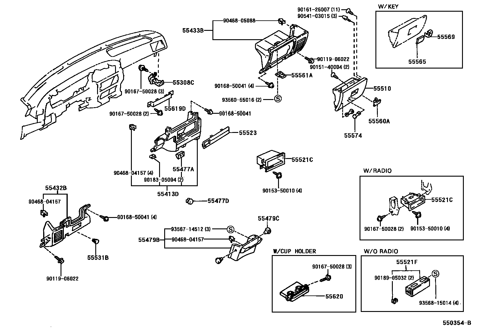 HOLDER ASSY, INSTRUMENT PANEL CUP