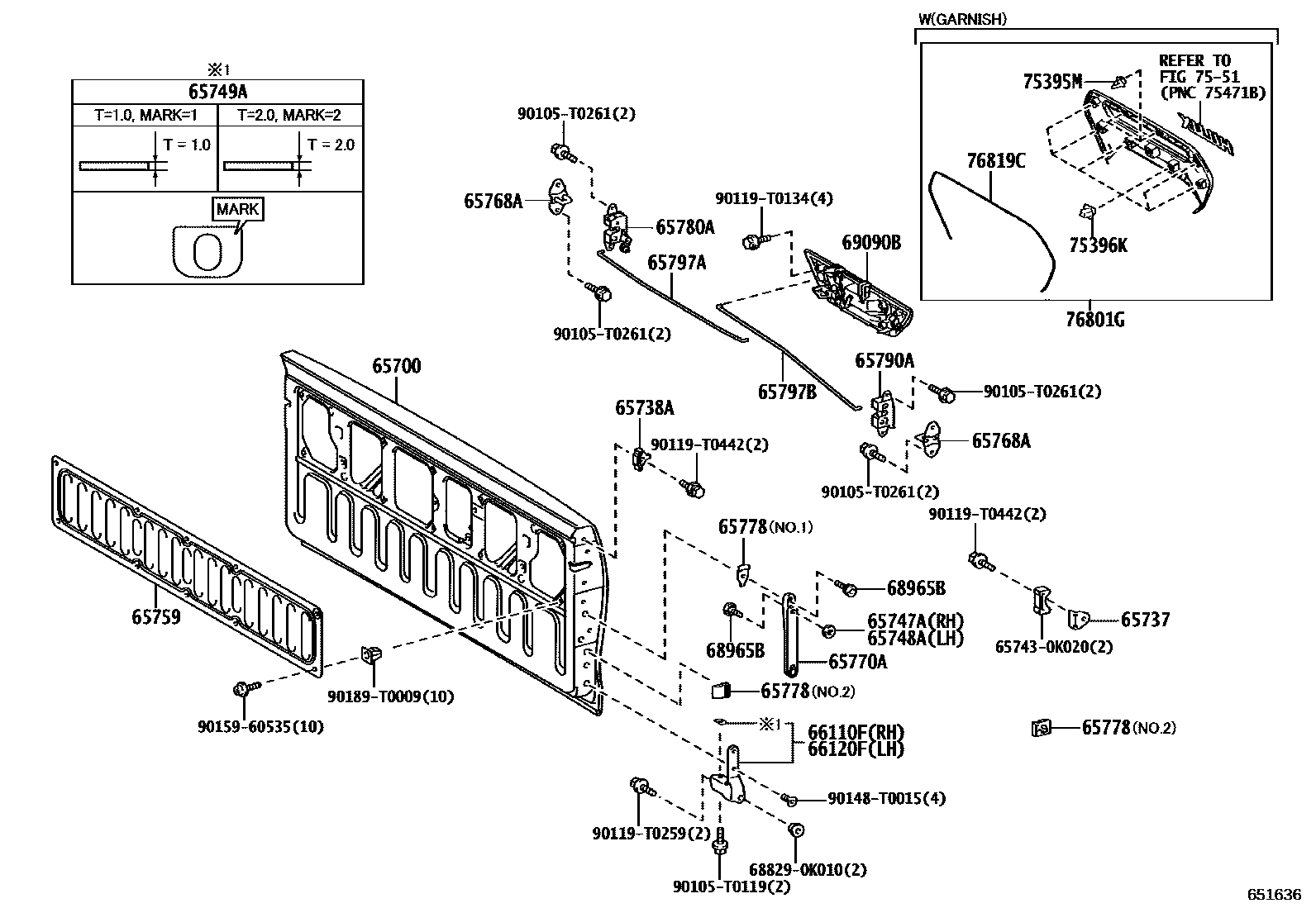 GATE ASSY, REAR BODY TAIL