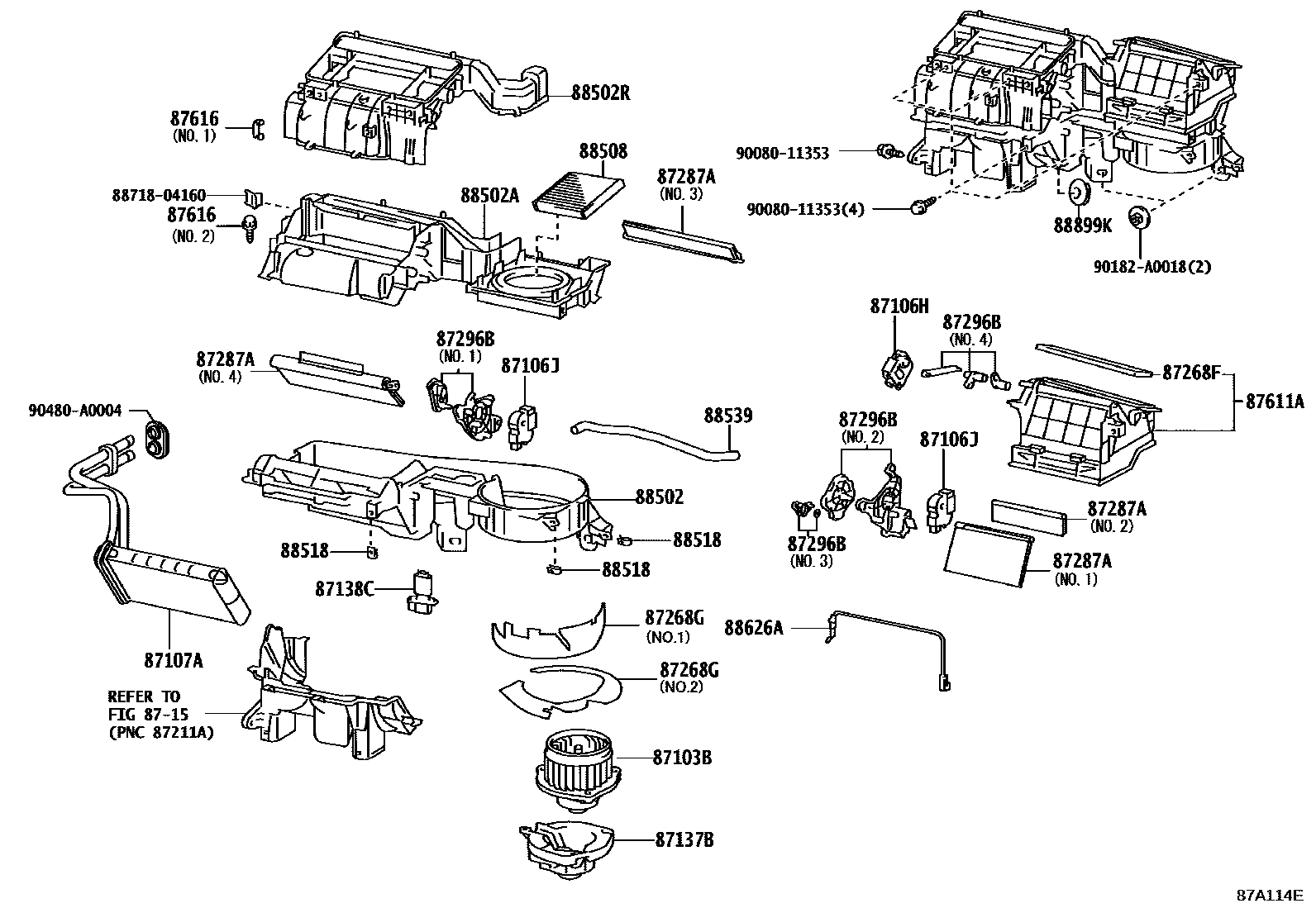 مروحة مكيف كاملة