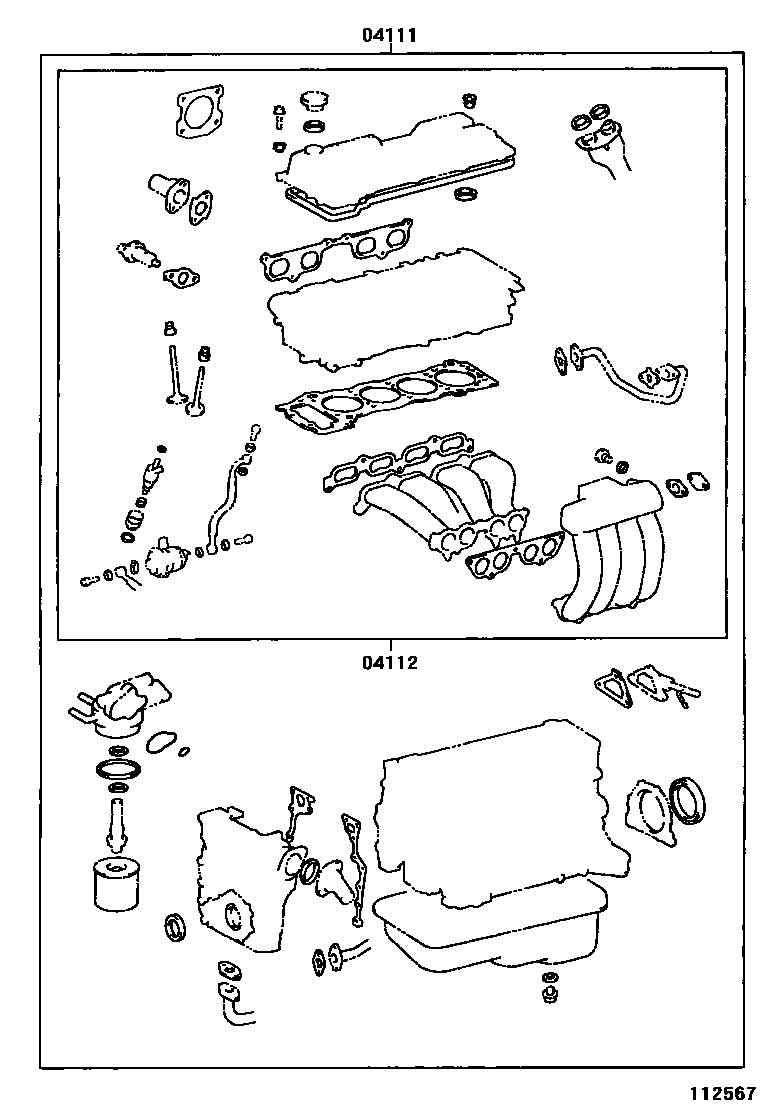 GASKET KIT, ENGINE OVERHAUL