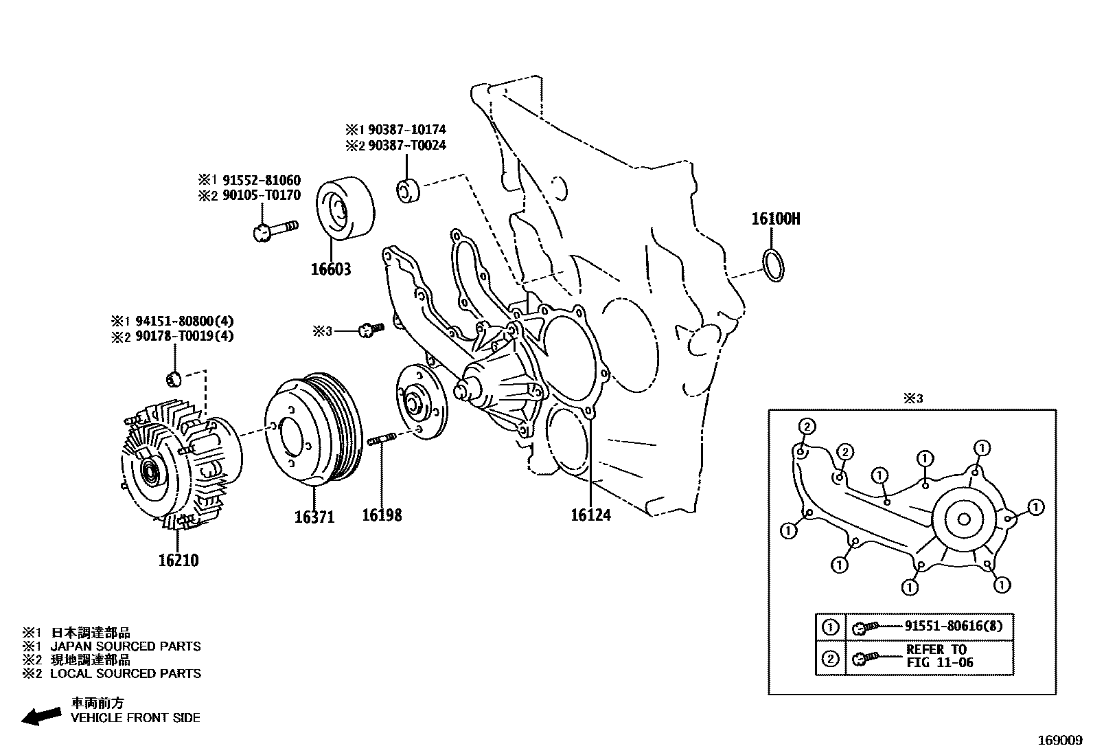 PULLEY SUB-ASSY, IDLER, NO.1