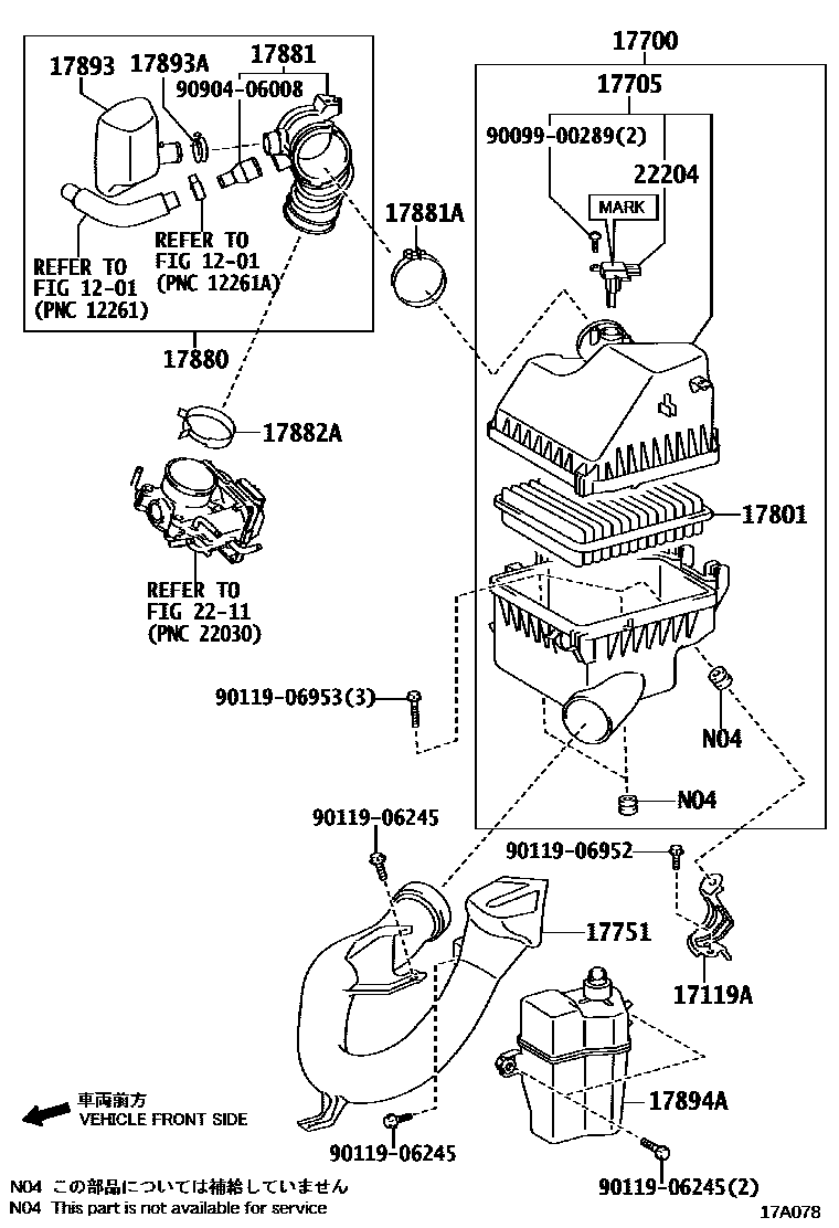 ELEMENT SUB-ASSY, AIR CLEANER FILTER
