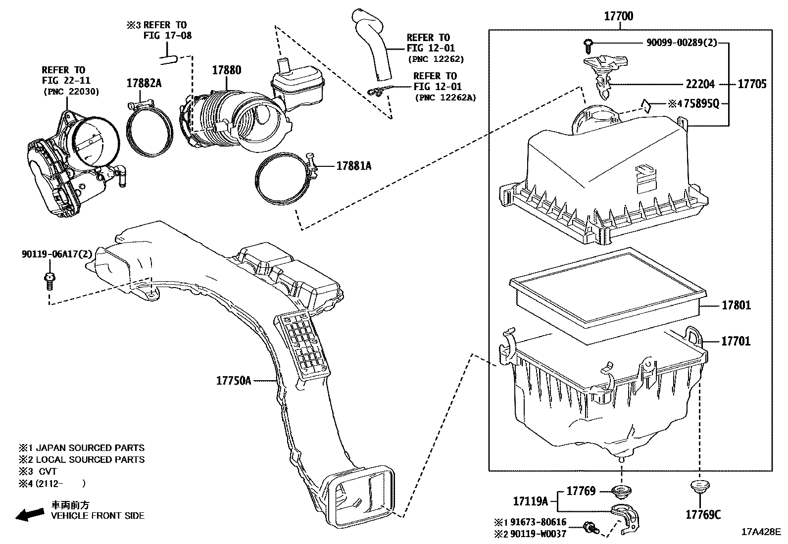 CASE SUB-ASSY, AIR CLEANER
