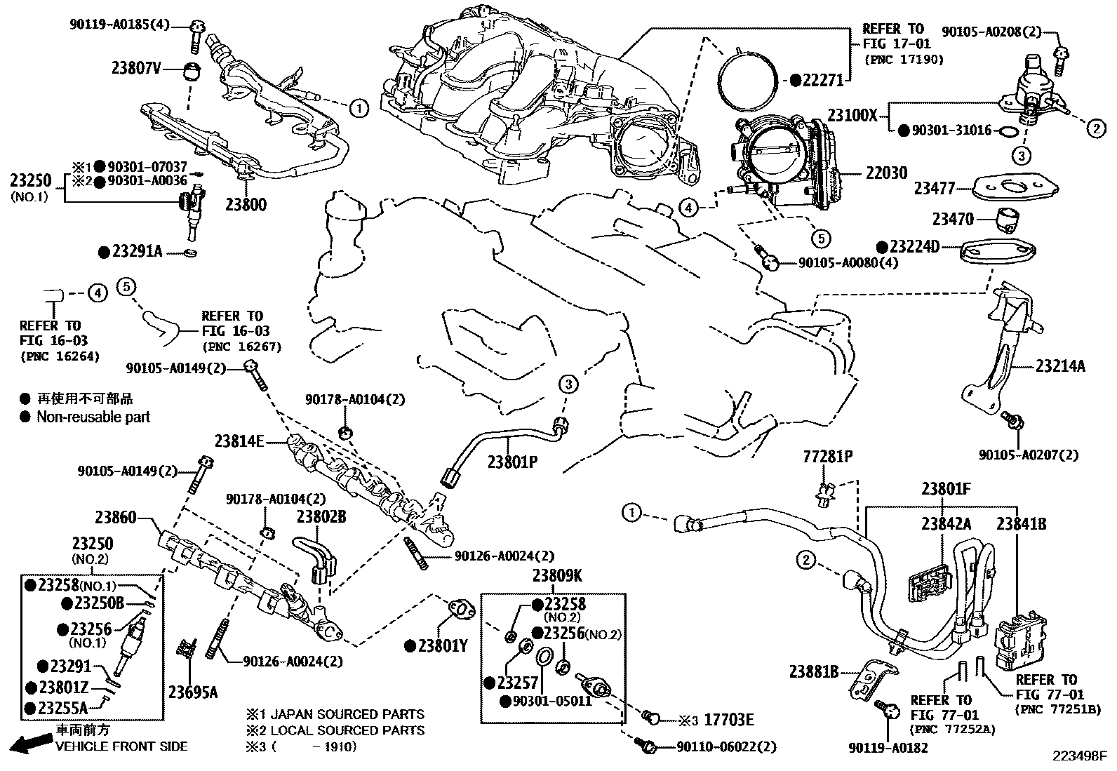 RING, FUEL INJECTOR BACK-UP, NO.3