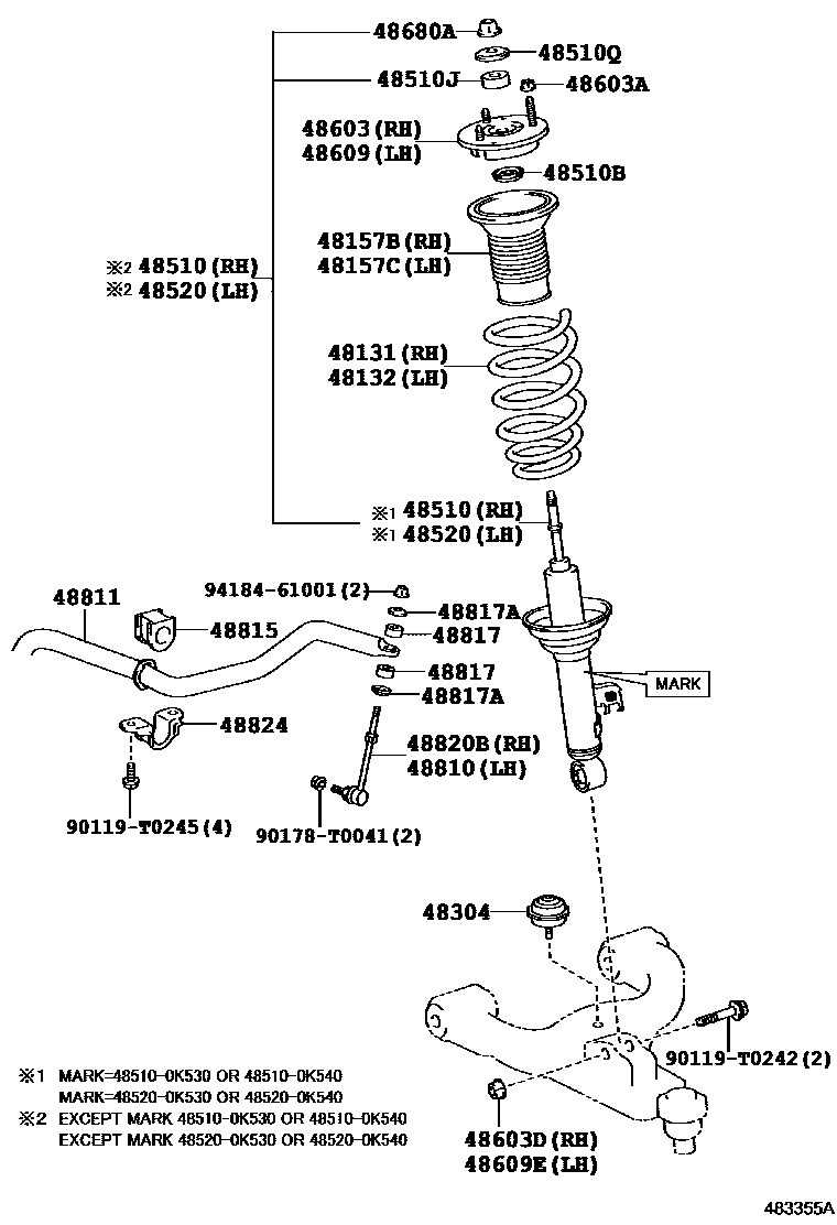 FRONT SHOCK ABSORBER CUSHION