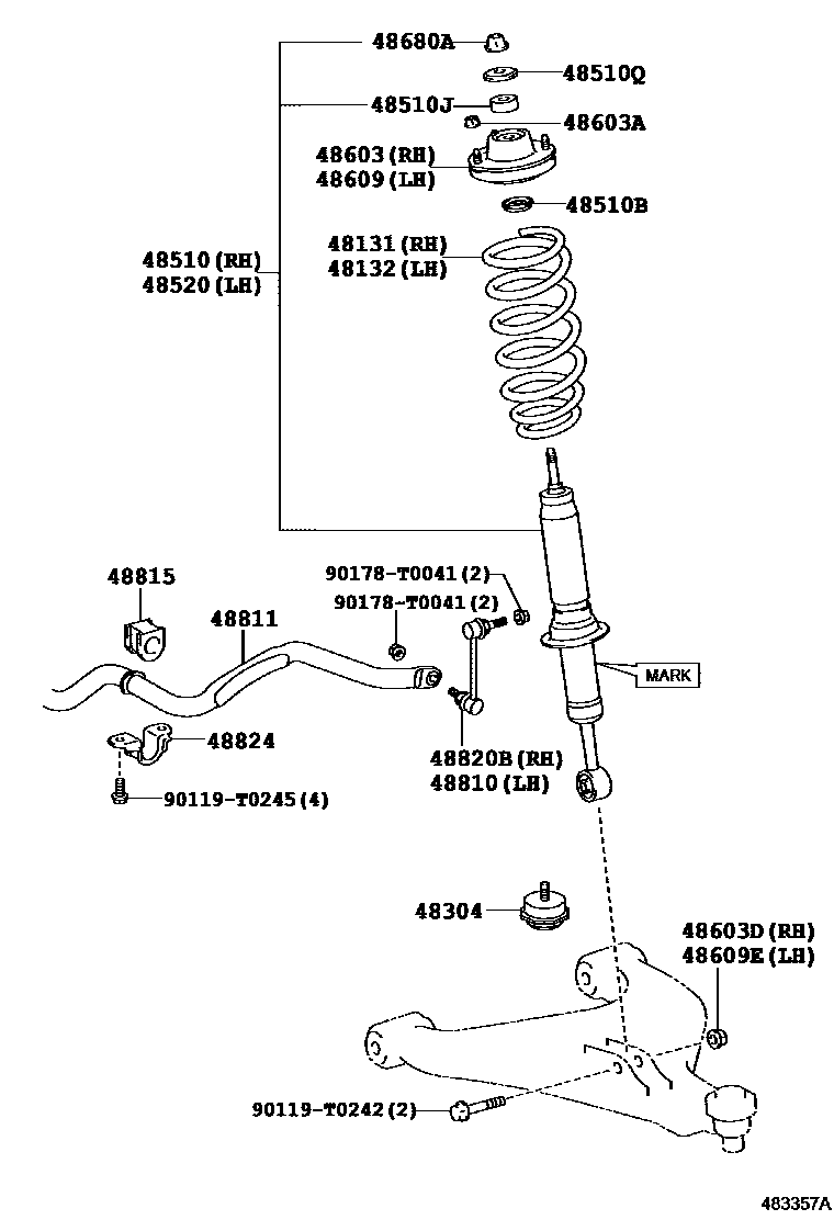 Shock absorber silent block