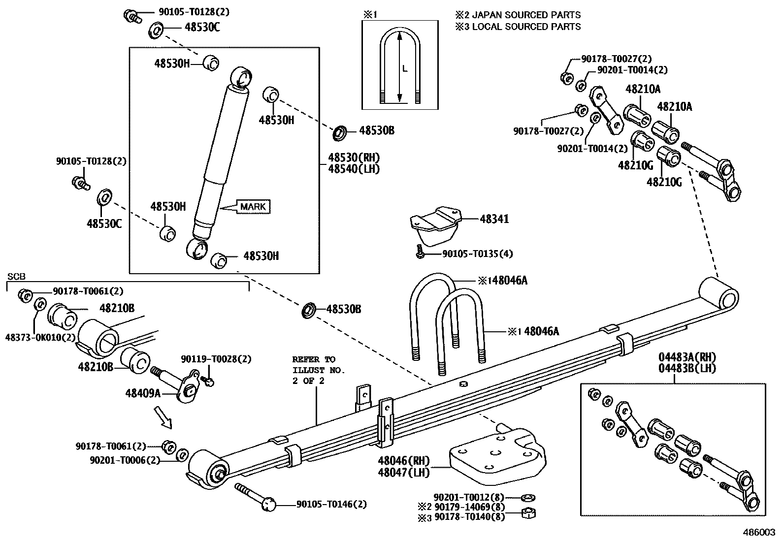 WASHER, REAR SHOCK ABSORBER CUSHION, NO.2