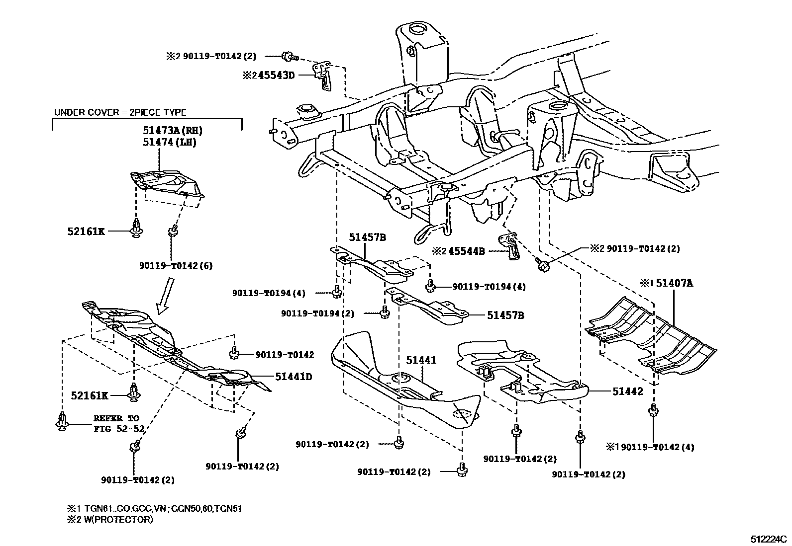 بطانة تحت الماكينة