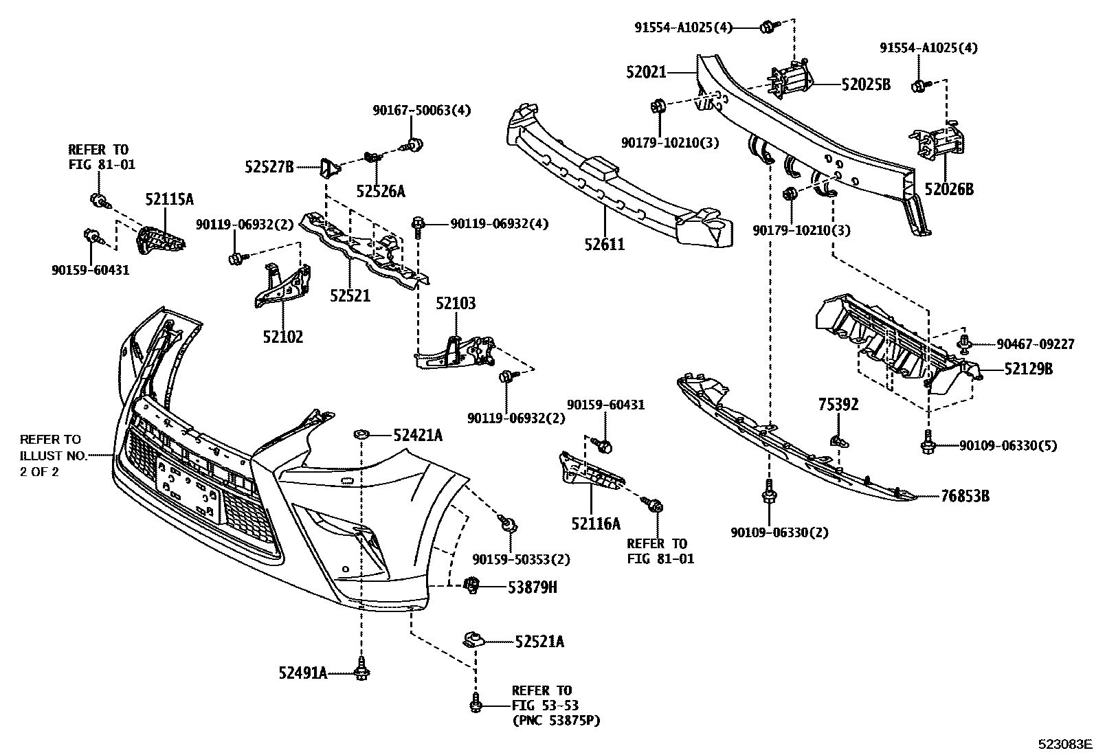 FRONT BUMPER ENERGY ABSORBER