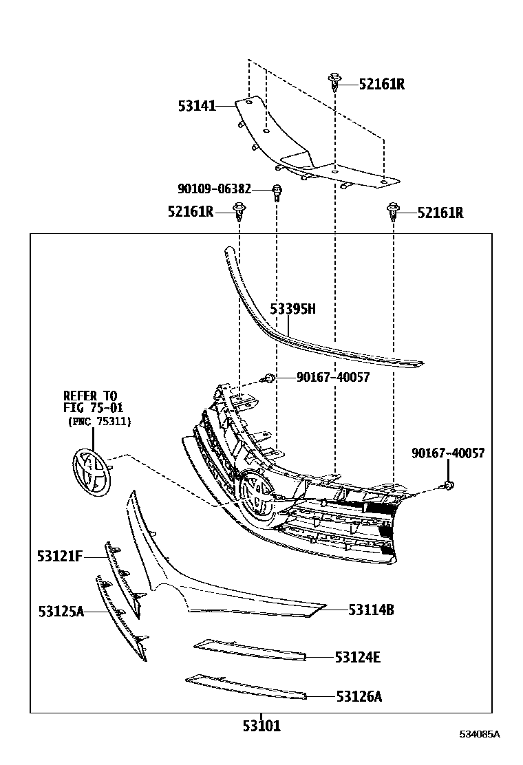 MOULDING, RADIATOR GRILLE, LOWER LH