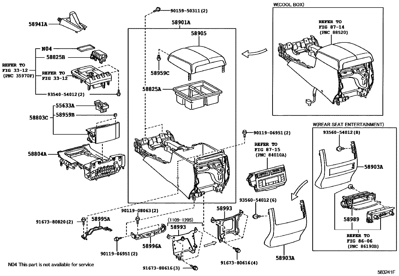 SUPPORT, INSTRUMENT PANEL CUP HOLDER, NO.1