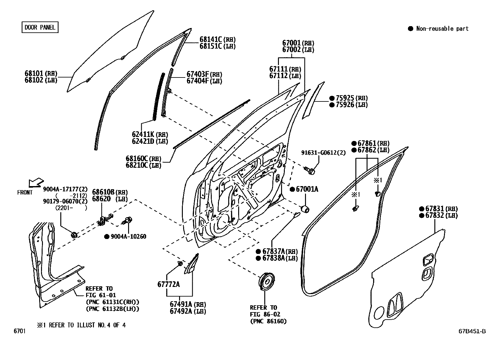 PANEL SUB-ASSY, FRONT DOOR, LH
