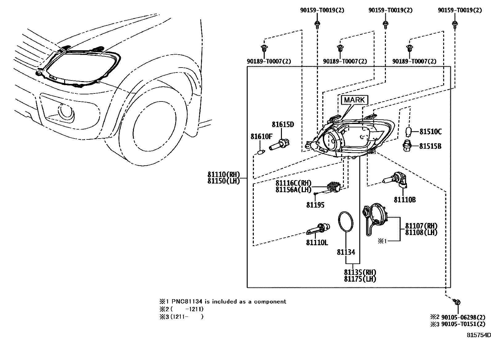 LH HEADLAMP