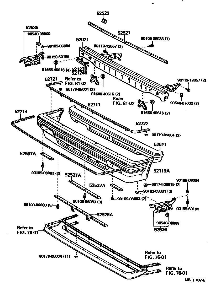 REINFORCEMENT SUB-ASSY, FRONT BUMPER