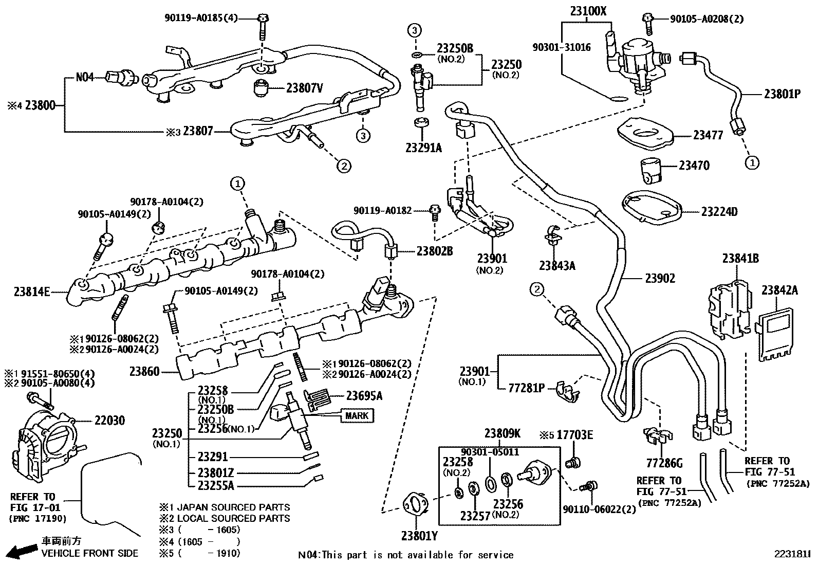 RING, FUEL INJECTOR BACK-UP, NO.3