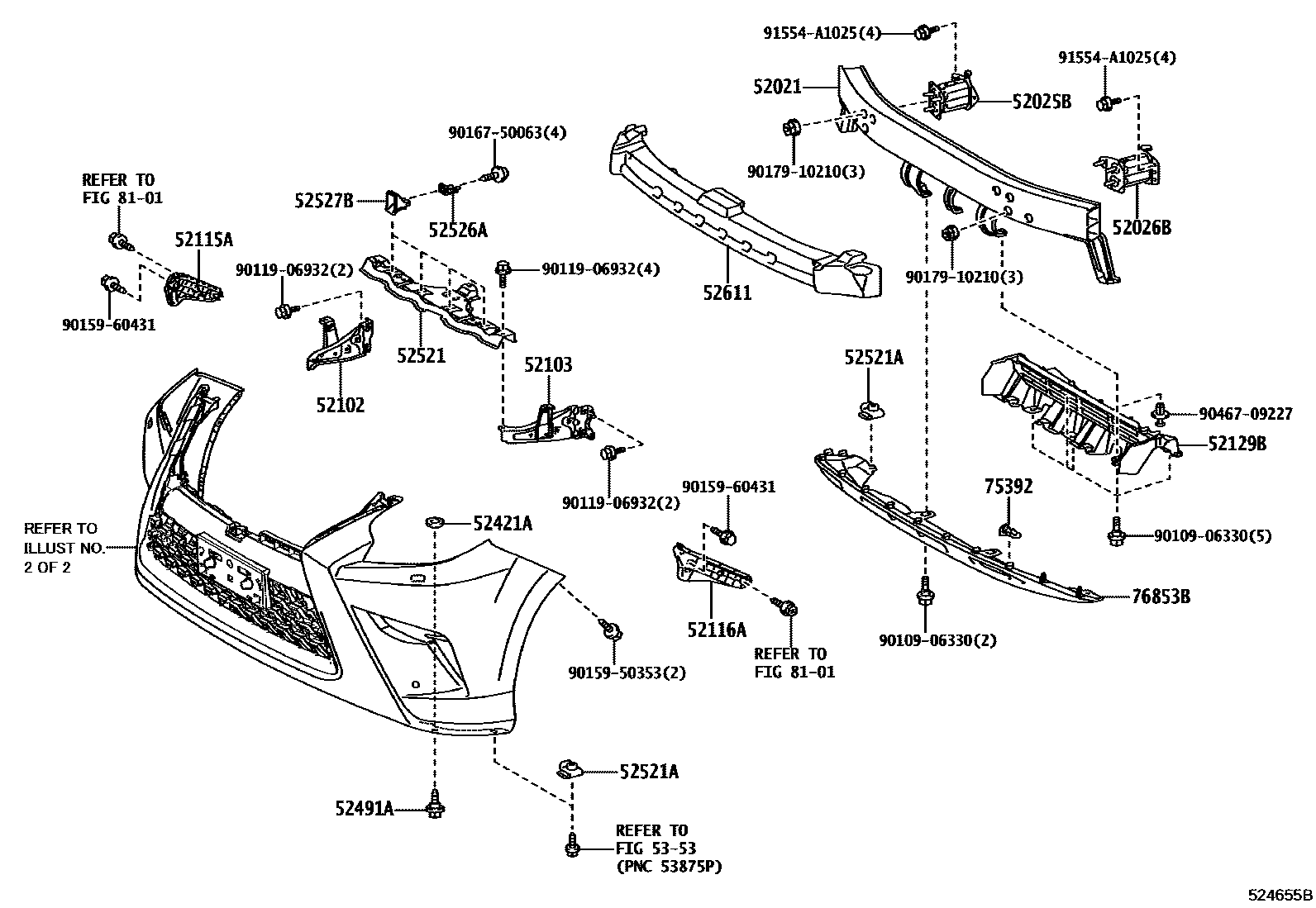 BOLT, BUMPER PAD, NO.2
